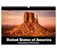 USA: Landschaften der Weststaaten (Wandkalender 2026 DIN A3 quer), CALVENDO Monatskalender: Kalifornien, Arizona, Utah und Nevada: Kommen Sie mit auf eine Rundreise durch das westliche Amerika