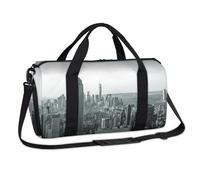USA Manhattan Sunrise - Bolsa de lona deportiva para fin de semana o durante la noche, estilo casual, para viajes, gimnasio, equipaje, para niños, niñas, niños, mujeres y hombres