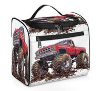 USA Monster Car Truck - Bolsa de maquillaje de viaje para mujeres, hombres, niñas y niños, 11.2 L, bolsa de aseo colgante, organizador de cosméticos, bolsas de ducha, color, XL, Organizador de bolsas