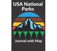 USA National Parks Journal with Map: This USA National Parks Journal is a Travel-size Book it Includes a Bucket List With All Of National Parks Year Of Establishment