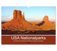 USA Nationalparks - Eine Reise durch die Vielfalt und Schönheit der Naturparks Nordamerikas (Wandkalender 2026 DIN A3 quer), CALVENDO Monatskalender: Atemberaubende Landschaften