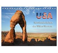 USA - Naturlandschaften des Wilden Westens (Tischkalender 2026 DIN A5 quer), CALVENDO Monatskalender: Die spektakulärsten Naturwunder des amerikanischen Südwestens in einem Kalender