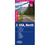 USA North Road Map (2) 1:1,250,000 scale: Waterproof and tear resistant
