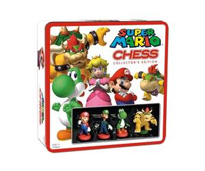 USA-OPOLY , Super Mario Chess Game , Board Game , Ages 7+ , 2 Players , 60+ Minutes Playing Time