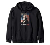 USA Patriot George Washington - Gafas de Sol con Cita Sudadera con Capucha