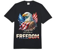 USA Patriotic Eagle 250 Año de la Libertad Celebración Americana Comfort Colors Adult Heavyweight T-Shirt
