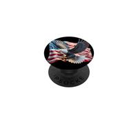 USA Patriotic Eagle - Rojo Blanco Azul Celebración Americana PopSockets PopGrip Adhesivo