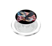 USA Patriotic Eagle - Rojo Blanco Azul Celebración Americana PopSockets PopGrip para MagSafe