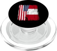 USA Perú Media Bandera American Peruvian Heritage Jersey PopSockets PopGrip para MagSafe