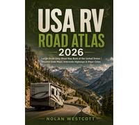 USA RV Road Atlas 2026: Large-Scale Easy-Read Map Book of the United States | Detailed State Maps, Interstate Highways & Major Cities