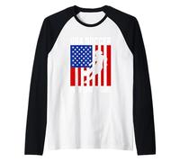 USA Soccer Juega como una chica Pasión Orgullo Camiseta Manga Raglan