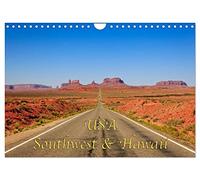 USA Southwest & Hawaii (Wandkalender 2026 DIN A4 quer), CALVENDO Monatskalender: Südwesten und Hawaii