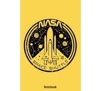 USA Space Shuttle Space Travel - Vintage Black Notebook: Lined College Ruled Paper, Planner, Diary, Journal, 6x9 120 Pages, Matte Finish Cover