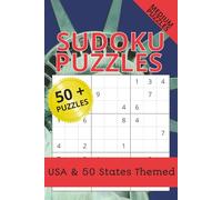USA Sudoku Puzzle Book: Sudoku Puzzle for USA | Fun Facts About Each State | 6x9 Inches, 110 pages | 50+ Puzzles | Solutions Included