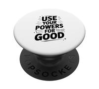 USA Tus Poderes para una Buena Cita Motivacional heroica PopSockets PopGrip Adhesivo