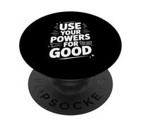 USA Tus Poderes para una Buena Cita Motivacional heroica PopSockets PopGrip Adhesivo