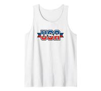USA Vintage American Pride Retro Throwback Patriotic Camiseta sin Mangas