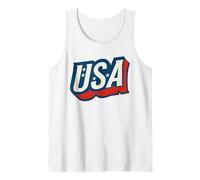 USA Vintage American Pride Retro Throwback Patriotic Camiseta sin Mangas