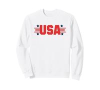 USA Vintage American Pride Retro Throwback Patriotic Sudadera