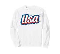 USA Vintage American Pride Retro Throwback Patriotic Sudadera