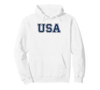 USA Vintage American Pride Retro Throwback Patriotic Sudadera con Capucha