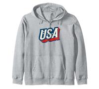USA Vintage American Pride Retro Throwback Patriotic Sudadera con Capucha