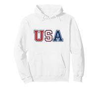USA Vintage American Pride Retro Throwback Patriotic Sudadera con Capucha
