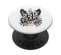 USA - Vintage In God We Trust Eagle 1776-2026 - 250 Años PopSockets PopGrip Adhesivo