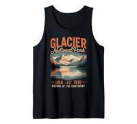USA Wilderness Glacier Park Adventure Senderista Camiseta sin Mangas