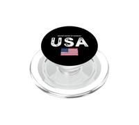 USA with Flag Graphic Tees - Novelty Graphic Cool Designs PopSockets PopGrip para MagSafe