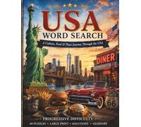 USA Word Search: A Culture, Food & Place Journey Through the USA (World Travel Word Search)