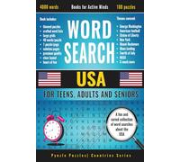 USA Word Search: A fun and varied collection of word searches about the USA, for teens, adults and seniors. (Pynzle Puzzles | Countries Series)