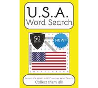 USA Word Search Book: Words Search With Easy To Read Print about USA, Travel, Culture and More | 6x9 inches, 100 pages | 50 puzzles. Ideal for teens, ... The World in 80 Countries Word Search Books)