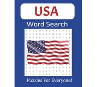 USA Word Search Large Print Book: Discover America Through Puzzles: States, Cities, Landmarks, and History in Fun Word Search Challenges | 8.5 x 11 inches, 112 pages |