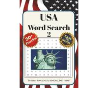 USA Word Search Puzzle Book 2: Word Search Puzzle USA, Easy to Read about USA, Liberty, United States and More I 6x9 inches I 50+ Puzzles ... Gifts for Vacations, Holidays and Free Times