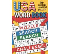 USA Word Search Puzzle Book: 60 American Geography Puzzles for Travel & Learning: Explore 60 States, Cities & Landmarks | 120 Pages | 15-Word Puzzles | Perfect Gift for Geography & Travel Lovers