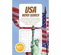 USA Word Search Puzzle Book: Easy-to-Read Puzzles about States, Cities, and Landmarks - 50+ Fun Challenges for Travel, Learning, and Relaxation (Everyday Word Search Collection)
