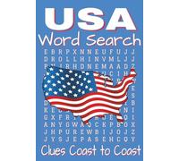 USA Word Search Puzzle Book for Adults: USA Word Search Puzzle Book for Adults | Easy-to-Read Puzzles about States, Cities, and Landmarks | 6x9 ... | A relaxing USA-themed gift for vacations