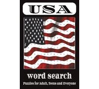 USA Word Search Puzzle Book for Seniors: 110 Pages of Relaxing Brain Games Featuring American States, Landmarks & History