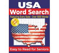 USA Word Search Puzzle Book: Large Print United States Word Search | Perfect for Seniors | Capitals, Landmarks, and Famous People from all 50 States, ... (Ultimate Themed Word Search Collection!)