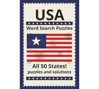 USA Word Search Puzzle Book: Word Search Puzzles for United States Cities | 6x9 inches, 100 pages | 50 puzzles | solutions included