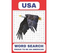 USA Word Search Puzzle Book: Word Search with Easy-to-Read Print about: USA, Patriotism, Military and more. 110 Pages, 50+ Puzzles ... Gift for Vacations, Holidays, and Free Time!
