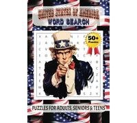 USA Word Search Puzzle Book: Word Searches with Easy to Read Print about The United States, History, States and More | 6x9 inches, 110 pages | 50+ Puzzles... Gifts for Vacations, Holidays, and Leisure