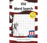 USA Word Search: Ultimate USA Word Search Challenge Book | 55 Easy to Read Puzzles with 495 Unique Words | Relaxing Brain Teaser for Adults, Seniors, Kids, & All Puzzle Lovers