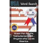 USA Word Search: Word searches/puzzle books with easy read print about the United States of America, United States, USA, US, 6x9 format, ... Vacations, gifts, screen free entertainment.