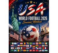 USA World Football 2026 Souvenir Notebook: A Soccer Fan Journal for Match Notes, Travel Memories, and Football Lovers