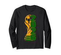 USA World Football 2026 Team Game Champions Soccer Ganador Manga Larga