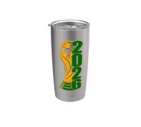 USA World Football 2026 Team Game Champions Soccer Ganador Vaso térmico de acero inoxidable de doble pared