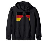 USA World Football 26 Alemania Team Champion Fun Flag Ganadores Sudadera con Capucha