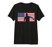 USA World Football 26 American Team Champion Fun Flag Ganador Camiseta Premium